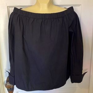 Off Shoulders Zara Woman Black Pullover Top size L